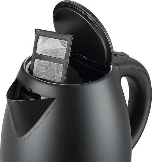 Life Pearl Βραστήρας 1.7lt 2200W Μαύρος