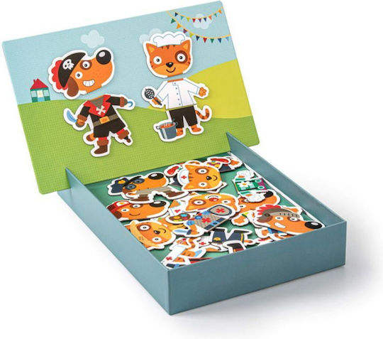 Apli Kids Μαγνητικό Παιχνίδι Κατασκευών Dress Up για Παιδιά 3+ Ετών AP-16495
