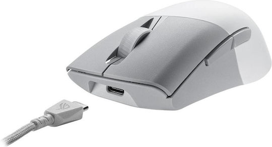 Asus ROG Keris Aimpoint Безжична RGB Геймърска Мишка 36000 DPI Бял
