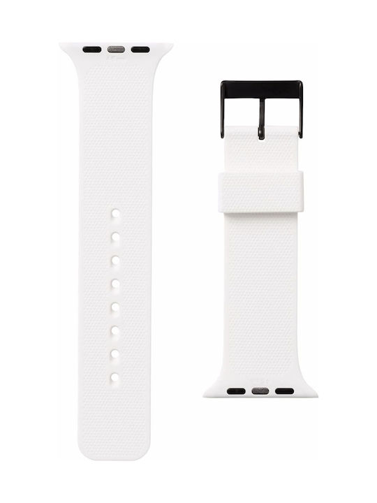 UAG Marshmallow Каишка Силикон Бял (Apple Watch (42/44/45/49 мм)) 194005313535