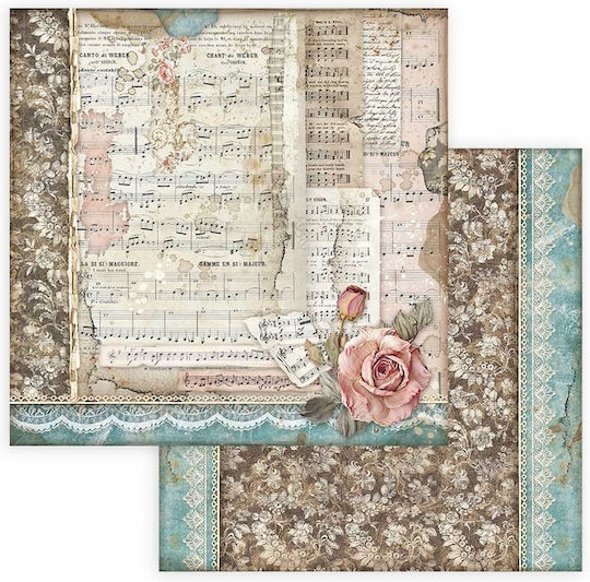 Stamperia Passion Scrapbooking Leaves 190gr/m² 10 Sheets 10pcs