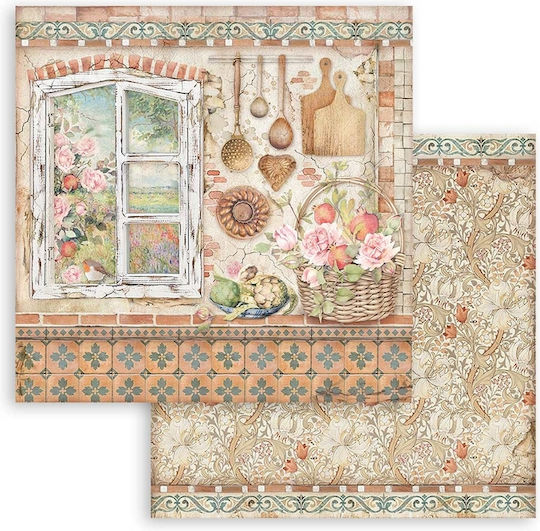 Stamperia Casa Granada Листа Scrapbooking 190гр/кв.м 10 листове 10бр