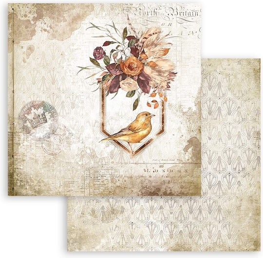 Stamperia Our Way Scrapbooking Leaves 190gr/m² 10 Sheets 10pcs