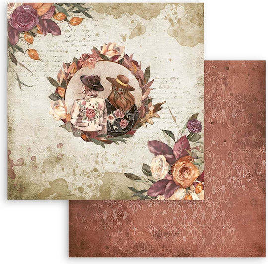 Stamperia Our Way Scrapbooking Leaves 190gr/m² 10 Sheets 10pcs
