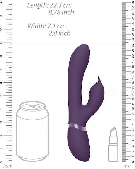 Vive Aimi Mini Δονητής Rabbit Pulse Wave & Vibrating G-Spot Rabbit 11.5cm Purple
