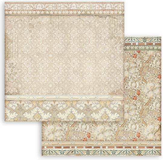 Stamperia Maxi Background Casa Granada Scrapbooking 190gr/m² 10 Blätter 10Stück
