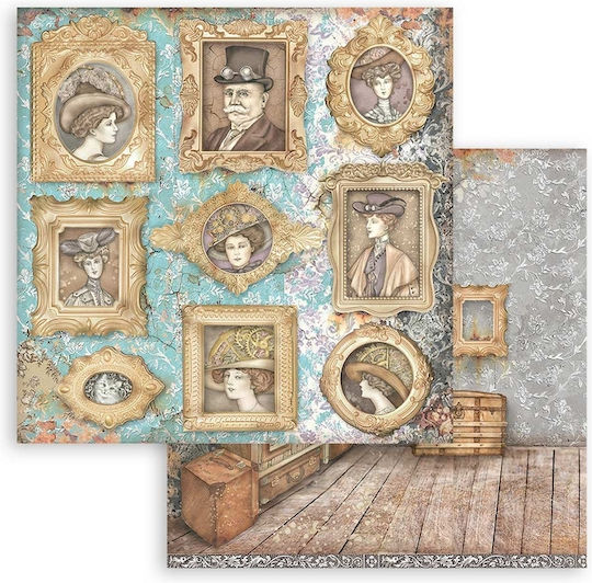 Stamperia Lady Vagabond Lifestyle Foi Scrapbooking 190gr/m² 10 foi 10buc