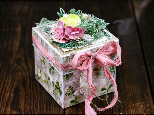 Stamperia Romantic Garden House Tags Foaie Scrapbooking Față și spate Simplu 1buc