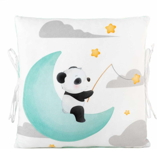 Amek Toys Panda Crib Bumpers Classic Inside Gray 30x180cm