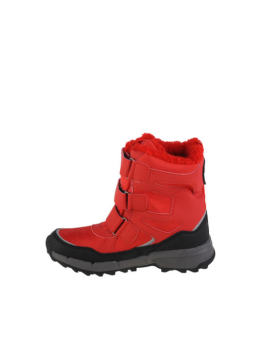 Kappa Vipos Tex T Kids Snow Boots with Hoop & Loop Closure Red