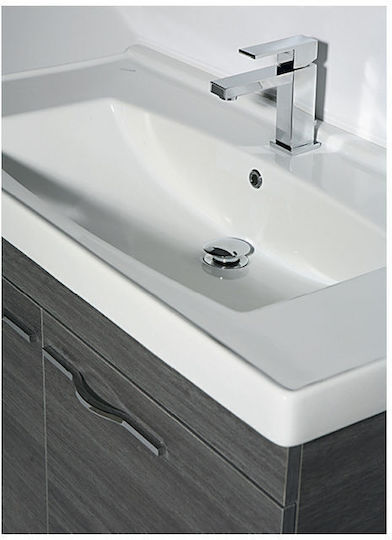 Creavit Superior Încorporat Chiuvetă Porțelan 100x49x20cm Alb