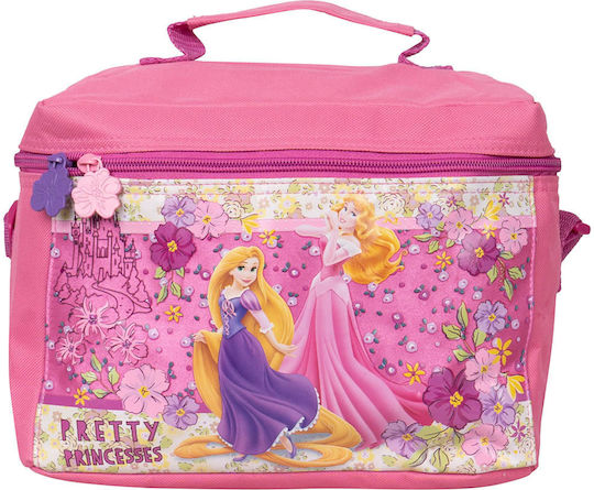 Sunce Princess Σχολικό Τσαντάκι Φαγητού Ώμου 5lt Ροζ Disney Princess 18x14x25εκ.