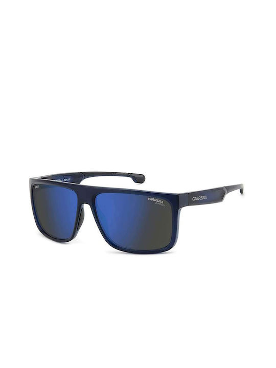 Carrera Ducati Sonnenbrillen mit Blau Rahmen und Blau Spiegel Linse 011/S PJP/XT