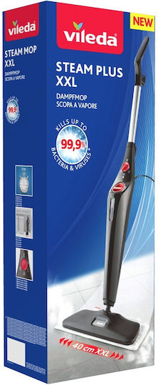 Vileda Steam Plus XXL Steam Cleaner 1bar with Stick Handle