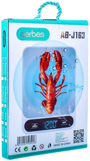 Aerbes AB-J163 Дигитална Кухненска Везна До 5кг Бяла