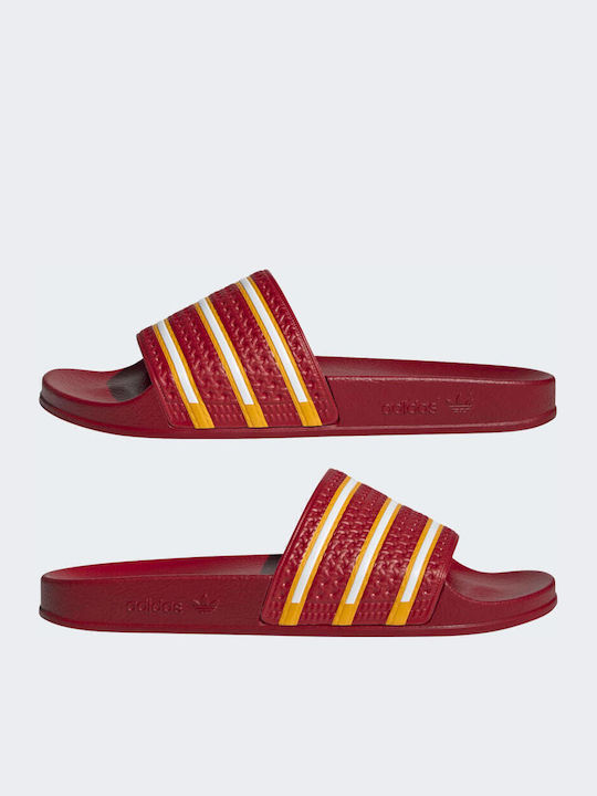 Adilette Power Men's Slides Team Power Red / Cloud White / Team Colleg Gold