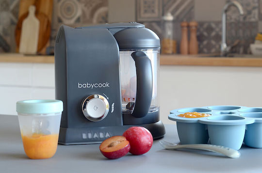 Beaba Babycook Solo Baby Food Steamer with Blender 1.1lt Dark Grey