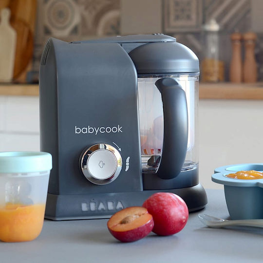 Beaba Babycook Solo Baby Food Steamer with Blender 1.1lt Dark Grey
