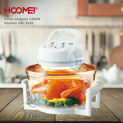 Hoomei Halogen Oven Cooker 12lt White