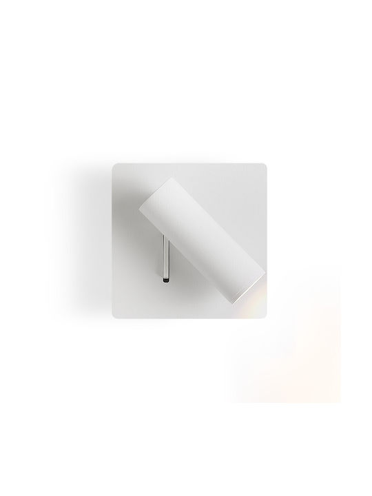 Rendl Light Studio Mig Μονό LED Θερμό Λευκό Σποτ σε Λευκό Χρώμα