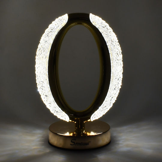 Andowl Διακοσμητικό Φωτιστικό Qd002 LED Ψυχρό Λευκό 10x20.5εκ.
