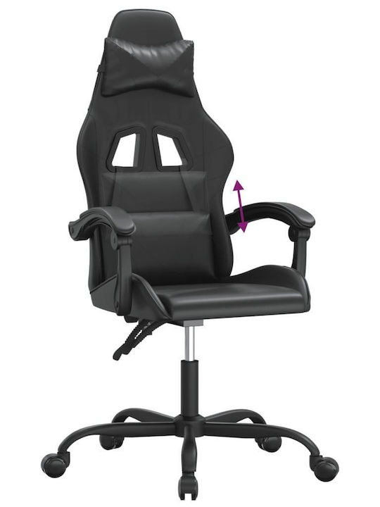 vidaXL 3143850 Геймърски стол Черен