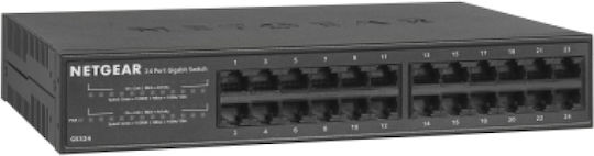 NetGear GS324 v1 Unmanaged L2 Switch με 24 Θύρες Gigabit (1Gbps) Ethernet