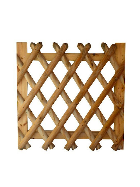 Wood Foldable Trellis Beige 100x100cm