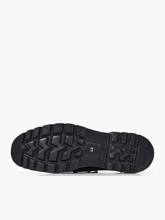 Men's Leather Loafers Black