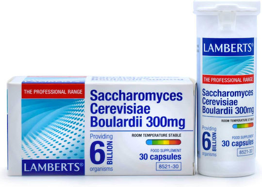 Lamberts Saccrharomyces Cerevisiae Boulardii Probiotics 300mg 30 caps