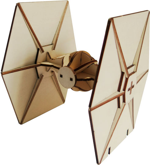 Wood Worx Tie Fighter Modeling Figure Spacecraft 32 Pieces