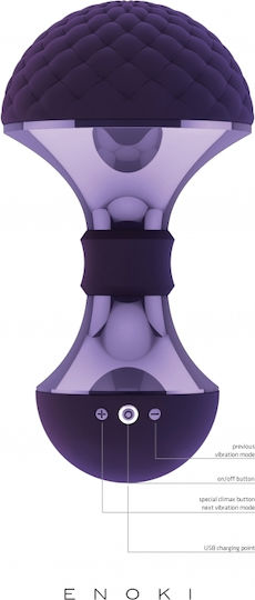 Vive Enoki Vibrator Masaj 12.5cm Violet