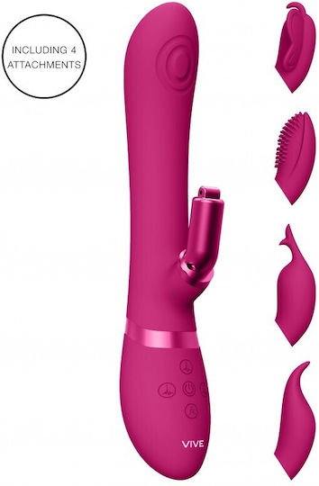 Vive Etsu Δονητής Rabbit 22.3cm Pink
