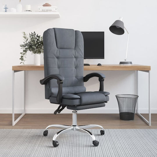 vidaXL vidaXL Bürostuhl Mit Neigen Dunkelgrau