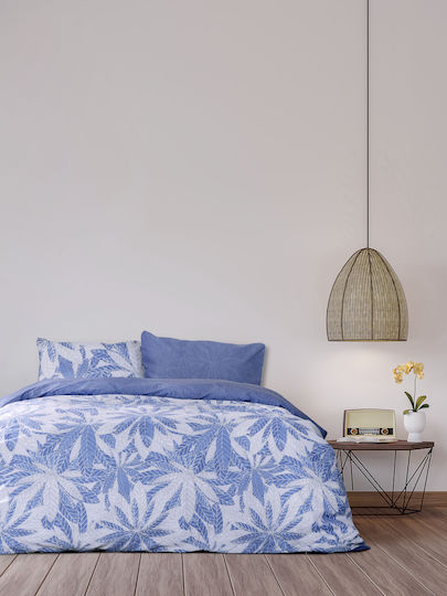 Kocoon Sheet Sets Single 160x270cm. Raellia Blue 3pcs
