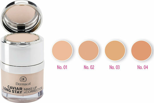 Dermacol Caviar Long Stay Make Up & Corrector 03 Nude 30ml