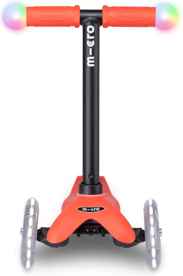 Micro Детски Ролер Mini2Grow 3 Колела със Седалка за 12 Месеца Червен