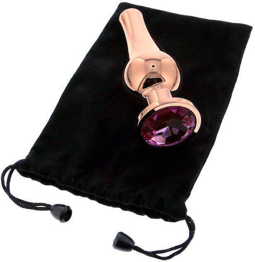 Dream Toys Gleaming Love Rose Gold Pleasure Plug Πρωκτική Σφήνα Medium Ροζ 11cm