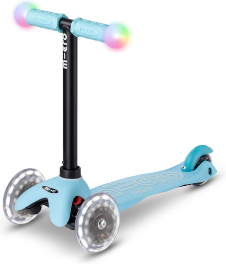 Micro Kids Scooter Mini2grow 3-Wheel with Seat for 12 Months Light Blue
