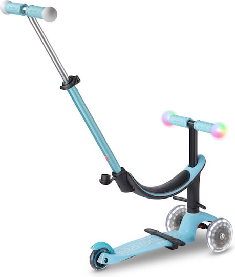 Micro Kids Scooter Mini2grow 3-Wheel with Seat for 12 Months Light Blue