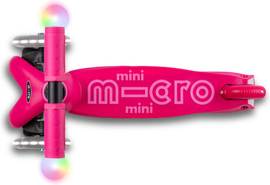 Micro Kids Scooter Foldable Mini2grow 3-Wheel with Seat for 12 Months Fuchsia