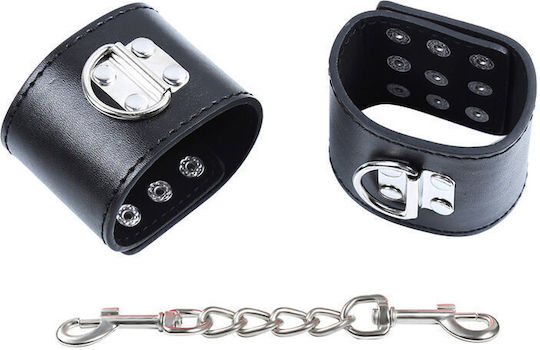 Dream Love Ohmama Fetish Wrist Restraints Snap Fasten Χειροπέδες σε Μαύρο Χρώμα