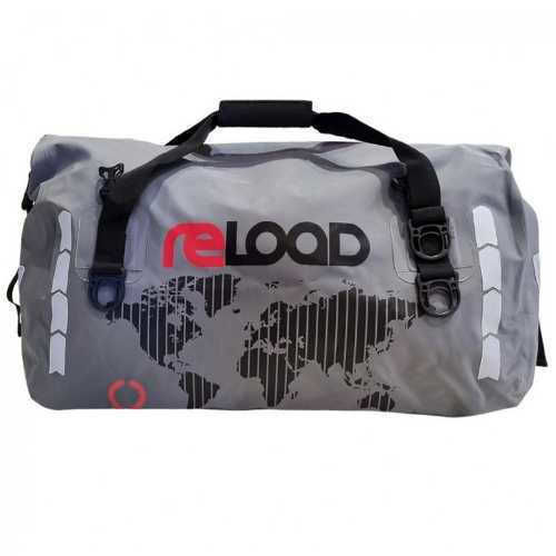 MotoRAID Reload Adventure Σάκος Ουράς Μοτοσυκλέτας Αδιάβροχος 45lt σε Γκρι Χρώμα