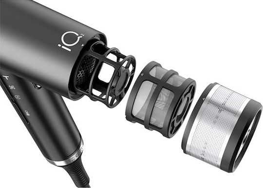 GA.MA iQ2 Ionic Professional Hair Dryer Turbo with Diffuser 2000W