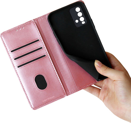 Sonique Vintage Wallet Synthetic Leather Rose Gold (Redmi 9T)