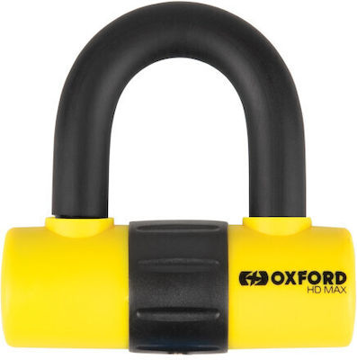 Oxford HD Max LK311 Motorcycle Disc Brake Lock in Yellow GL5076