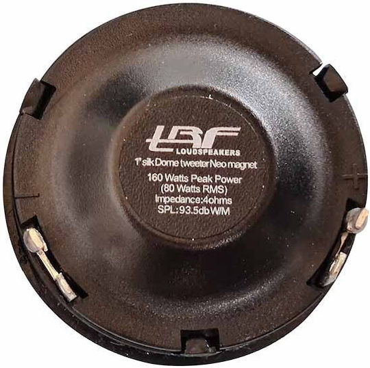 TRF Tweeter Αυτοκινήτου Στρογγυλό H T25 93.5dB