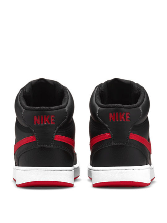 Court Vision Mid Μποτάκια Black / University Red / White