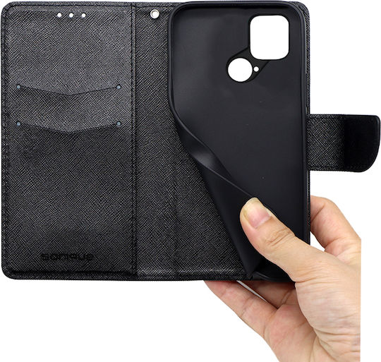 Sonique Trend Wallet Δερματίνης Μαύρο (Poco C40)