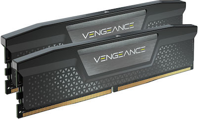 Corsair Vengeance 32GB DDR5 RAM με 2 Modules (2x16GB) και Ταχύτητα 6400 για Desktop